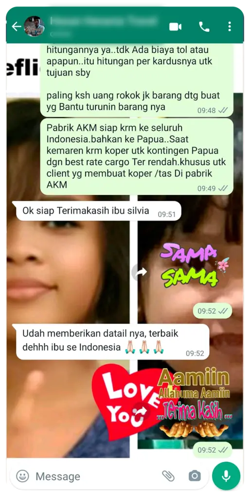 Testimoni WA